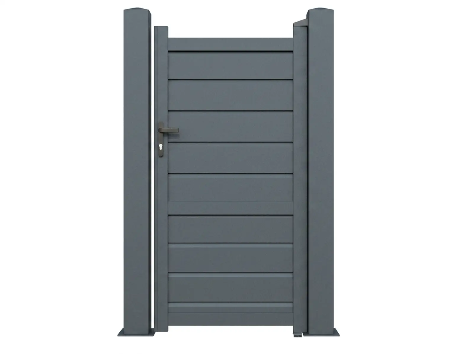 Set porti metalice din aluminiu, model 420, gri antracit, cu accesorii (de) (Copy)